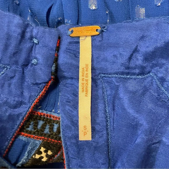 FREE‎ PEOPLE All You Need Flowy Sheer Dress in Cobalt Blue - Picture 10 of 11